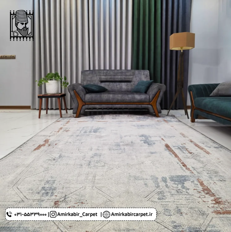 فرش 1200 شانه وینتیج کد 22 ایده آل