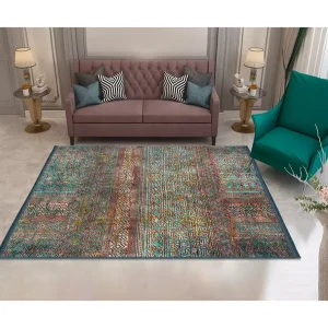 فرش سنتی کد 900434 سبز 1000 شانه
