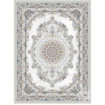 فرش طرح پریچهر کرم 1500 شانه قیطران