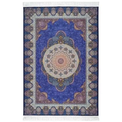 فرش اصیل طرح 100928 سرمه ای 1200 شانه