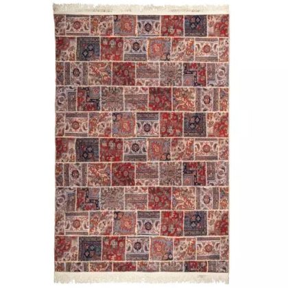 فرش تکه دوزی کد GB9446 تمام رنگ 700 شانه