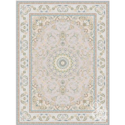 فرش طرح بهناز نسکافه ای 1500 شانه قیطران