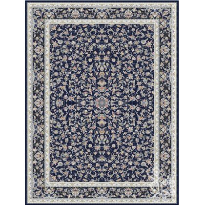 فرش طرح دارینا سرمه ای 1500 شانه قیطران