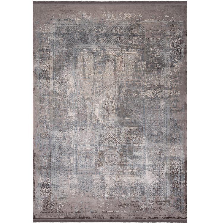 فرش وینتیج کد 2025 نقره ای 1200 شانه ایده آل