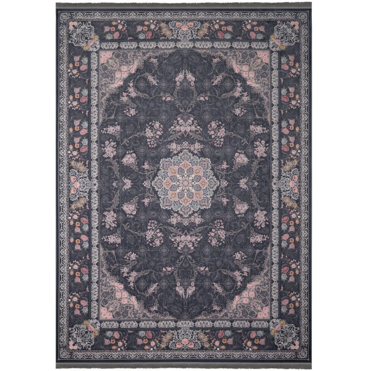 فرش طرح ترنم دودی 1200 شانه