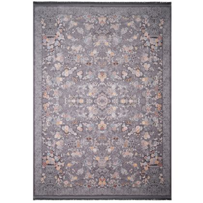 فرش طرح گلبهار نقره ای 1200 شانه