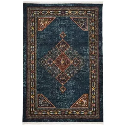 فرش سنتی طرح 100335 سبز 1000 شانه