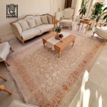 فرش بهار آجری 1200 شانه گل برجسته