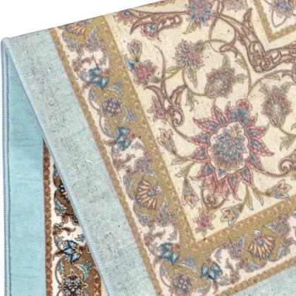 فرش 1500 شانه طرح دستباف 20010140 آبی