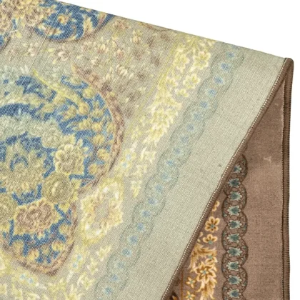 فرش 1500 شانه طرح دستباف 200112 خاکی