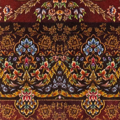 فرش 1500 شانه طرح دستباف 2001134 قرمز