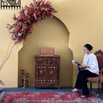 فرش مدرن آروین کد 73028 ذغالی لاکی