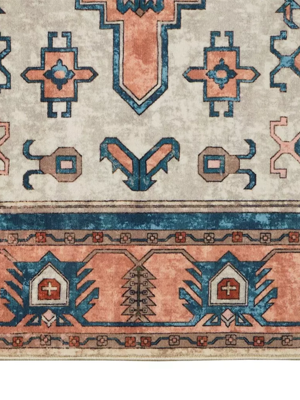 فرش سنتی کد 100342 کرم 1000 شانه