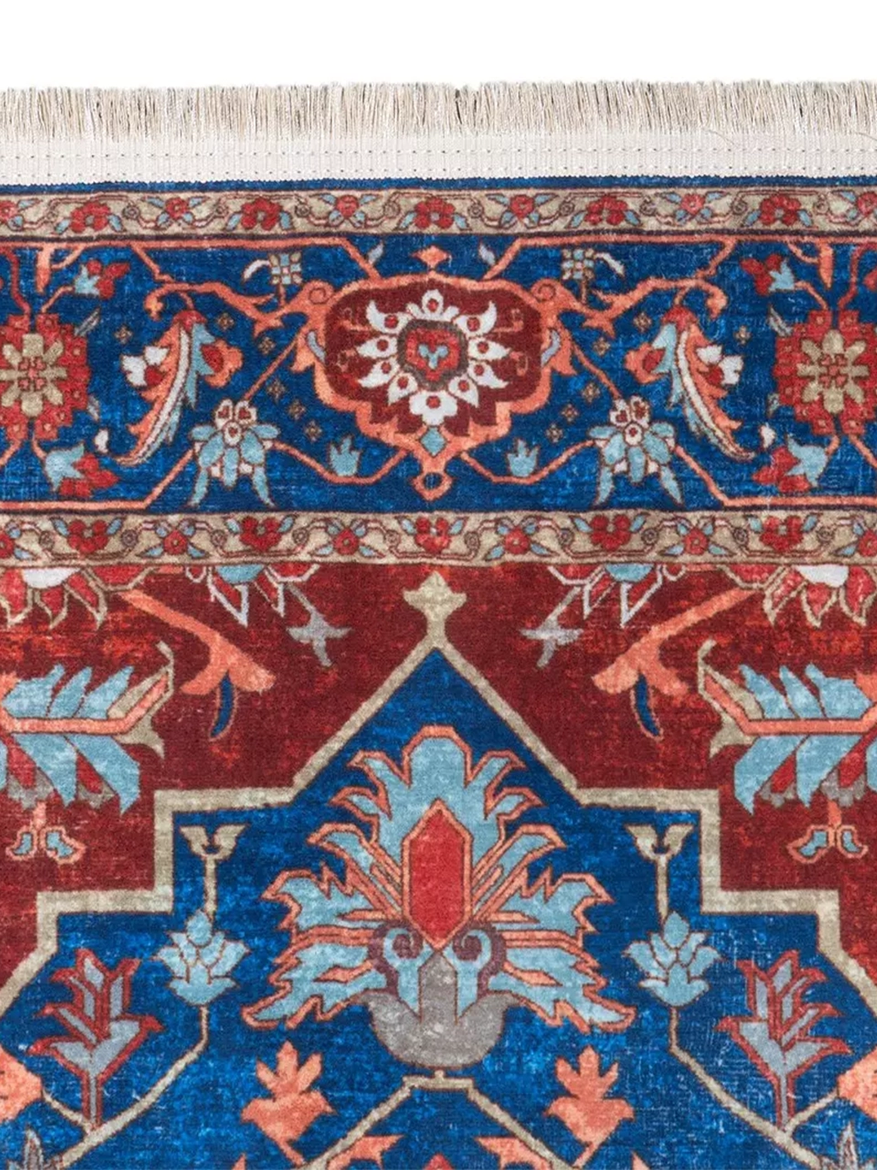 فرش سنتی کد 100343 سرمه ای 1000 شانه