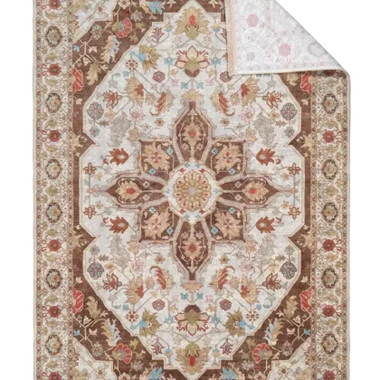 فرش سنتی کد 100343 کرم 1000 شانه