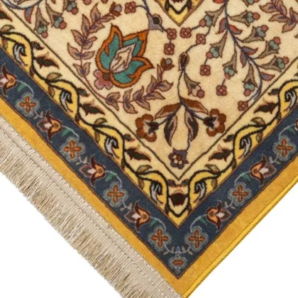 فرش سنتی کد 100352 طلایی 1000 شانه