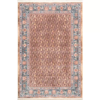 فرش سنتی کد 25CS0160 نسکافه ای 1000 شانه