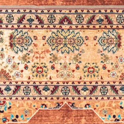 فرش سنتی کد 25CS0170 عنابی 1000 شانه