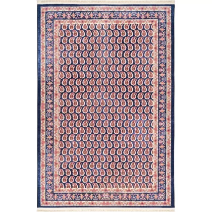 فرش سنتی کد 25CS0180 سرمه‌ای 1000 شانه