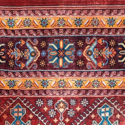 فرش سنتی کد 25CS0190 عنابی 1000 شانه