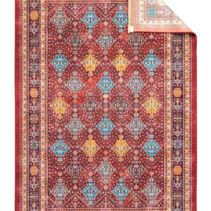 فرش سنتی کد 25CS0190 عنابی 1000 شانه