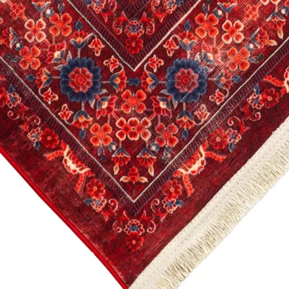 فرش سنتی کد 25CS0200 عنابی 1000 شانه