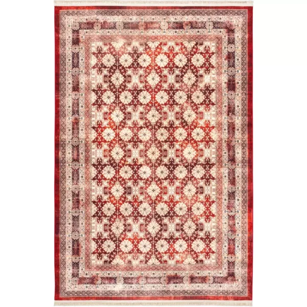 فرش سنتی کد 25CS0240 عنابی 1000 شانه