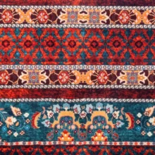 فرش سنتی کد 25CS0250 عنابی 1000 شانه