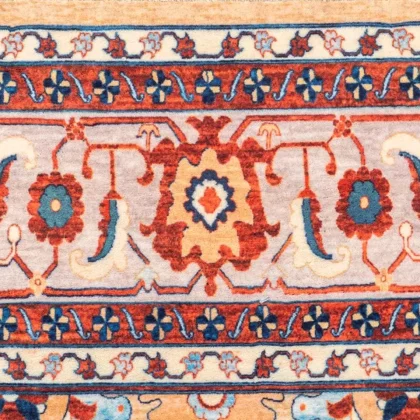 فرش سنتی کد 25CS0260 طلایی 1000 شانه