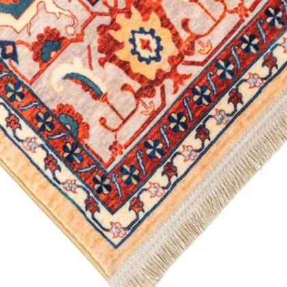 فرش سنتی کد 25CS0260 طلایی 1000 شانه