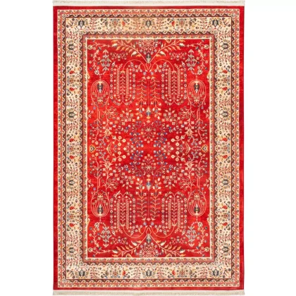 فرش سنتی کد 25CS0270 زرشکی 1000 شانه