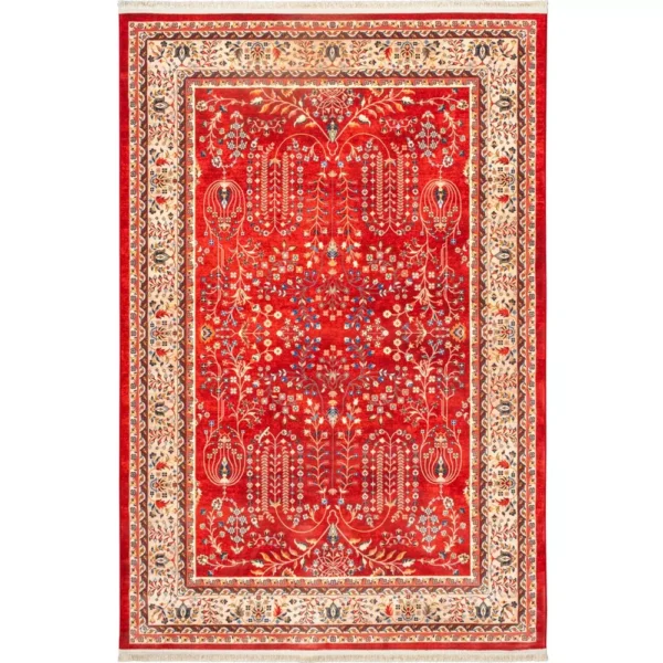 فرش سنتی کد 25CS0270 زرشکی 1000 شانه