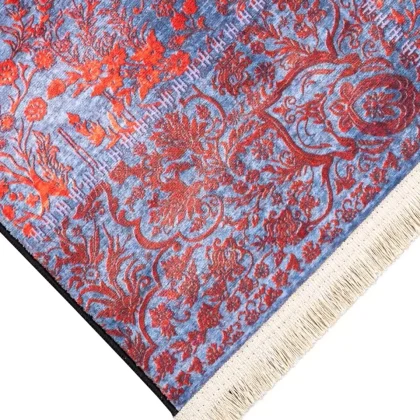 فرش سنتی کد 25PP0000 سرمه ای 700 شانه