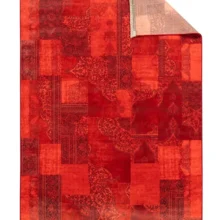 فرش سنتی کد 25PP0010 عنابی 700 شانه