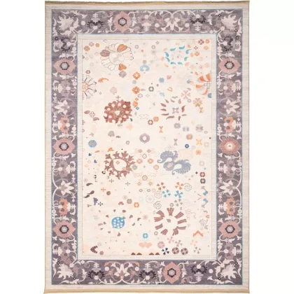 فرش سنتی کد 900403 کرم 1000 شانه