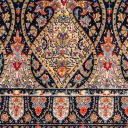 فرش سنتی کد 900405 سبز 1000 شانه