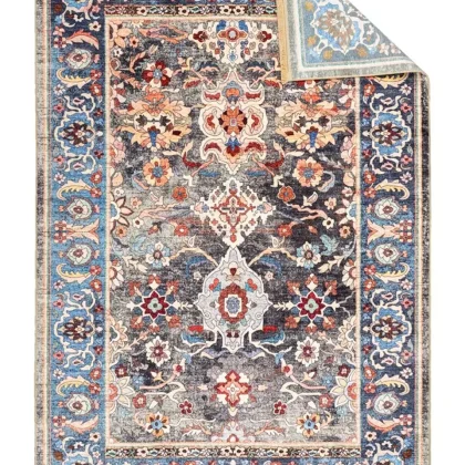 فرش سنتی کد 900406 خاکستری 1000 شانه