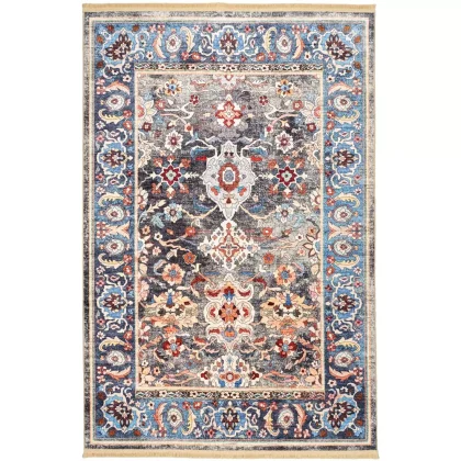 فرش سنتی کد 900406 خاکستری 1000 شانه