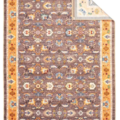 فرش سنتی کد 900407 قهوه ای 1000 شانه