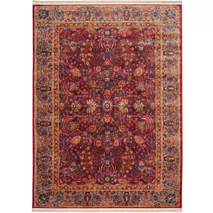 فرش سنتی کد 900409 زرشکی 1000 شانه