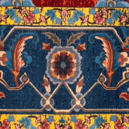 فرش سنتی کد 900410 زرشکی 1000 شانه