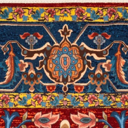 فرش سنتی کد 900410 زرشکی 1000 شانه