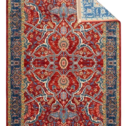 فرش سنتی کد 900410 زرشکی 1000 شانه