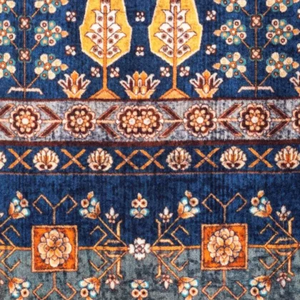 فرش سنتی کد 901402 آبی 1000 شانه