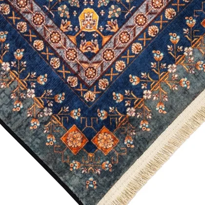 فرش سنتی کد 901402 آبی 1000 شانه