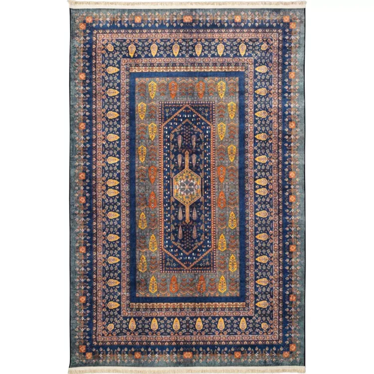 فرش سنتی کد 901402 آبی 1000 شانه