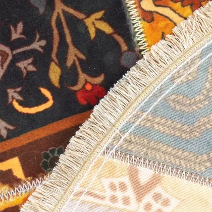 فرش سنتی بیضی کد GB11031 تمام رنگ 700 شانه
