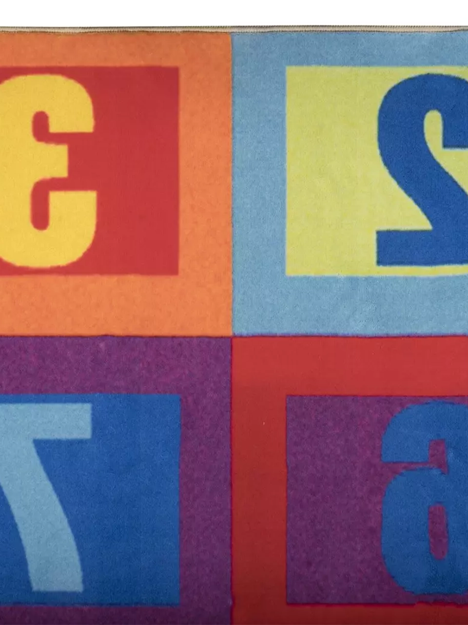 فرش کودک طرح بازی ریاضی کد 100255