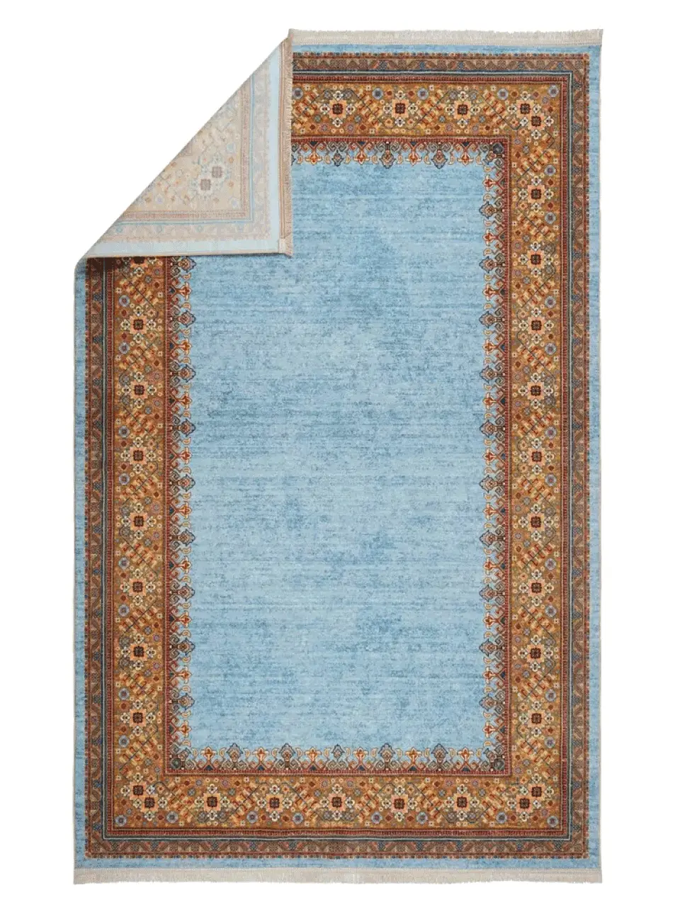 فرش سنتی کد 100336 آبی 1000 شانه