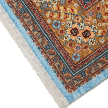 فرش سنتی کد 100336 آبی 1000 شانه